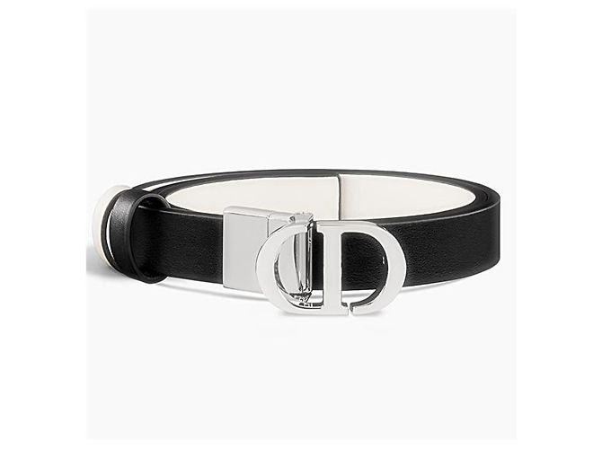 30 Montaigne Dior Cintura reversibile Montaigne in pelle di vitello Nero - vista 2