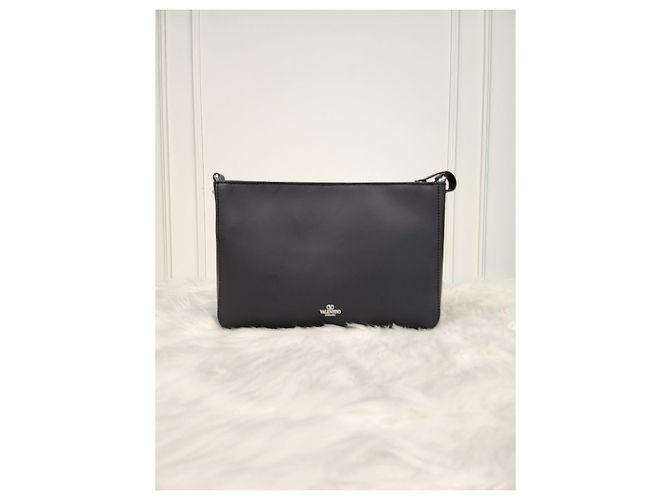 Valentino Borsa a tracolla VLTN Logo Bianco - vista 2