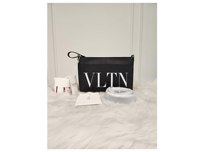 Valentino Borsa a tracolla VLTN Logo Bianco - vista 6