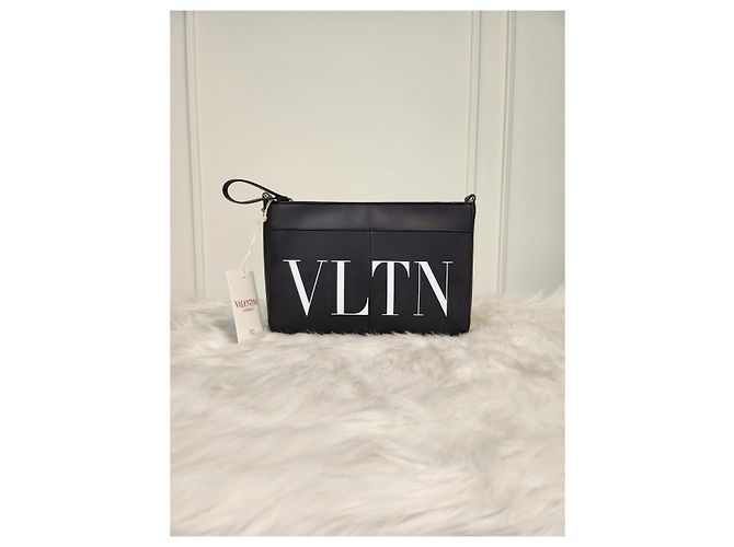 Valentino Borsa a tracolla VLTN Logo Bianco - vista 7