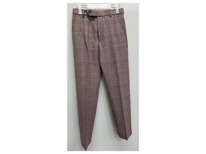 Gucci Men's Vintage Check Tweed Wool Pants Multiple colors - view 2
