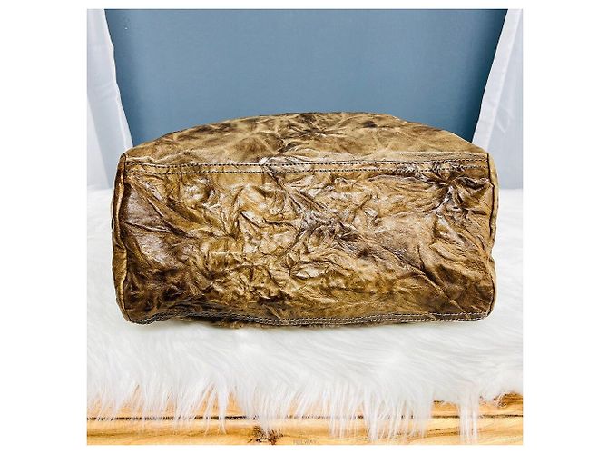 Givenchy Borsa Tote Pandora Medium effetto stropicciato, borsa a tracolla Marrone - vista 4