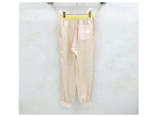 Louis Vuitton Pantalones Jogger de Seda Monogram LV Multicolor - vista 2