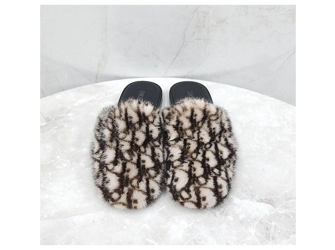 Dior Mule in visone Oblique Edizione Limitata - vista 2