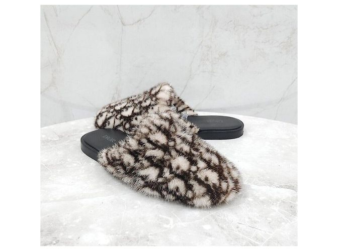 Dior Mule in visone Oblique Edizione Limitata - vista 3