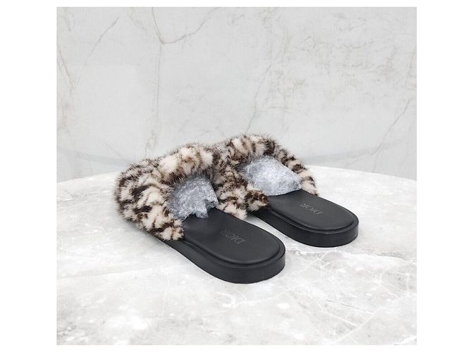 Dior Mule in visone Oblique Edizione Limitata - vista 4