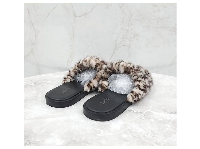 Dior Mule in visone Oblique Edizione Limitata - vista 5