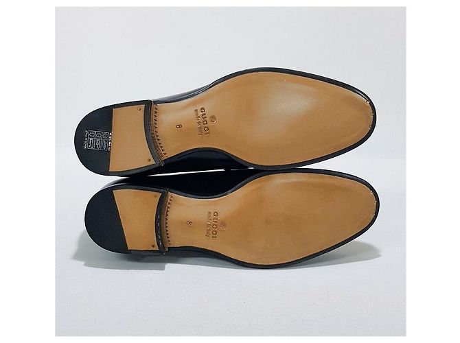 Gucci Mocassino in pelle con morsetto Nero - vista 3