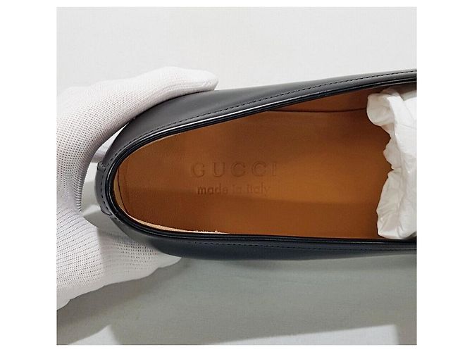 Gucci Mocassino in pelle con morsetto Nero - vista 4