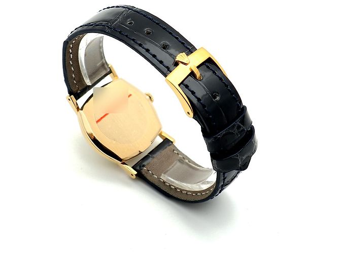 Rolex Orologio Cellini Gold Piccolo da Donna in Oro e Pelle, Manuale Blu - vista 17