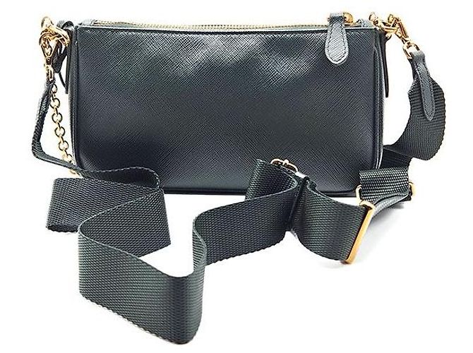 Prada Mini borsa a tracolla Reeedition Saffiano Chain Multicolore - vista 3