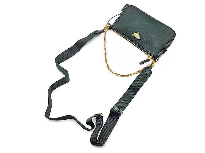 Prada Mini borsa a tracolla Reeedition Saffiano Chain Multicolore - vista 4