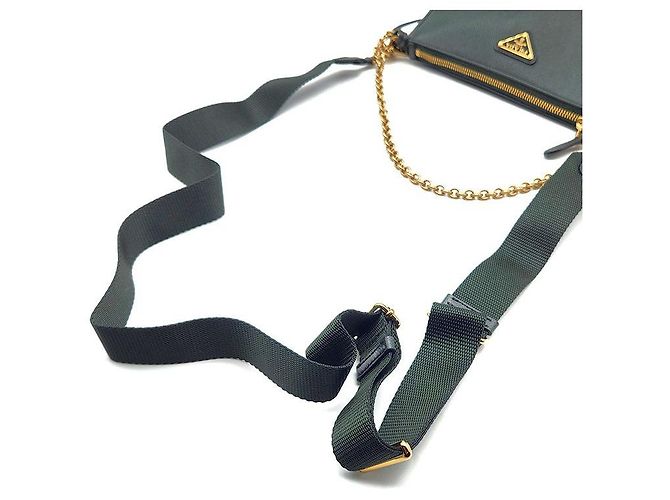 Prada Mini borsa a tracolla Reeedition Saffiano Chain Multicolore - vista 5