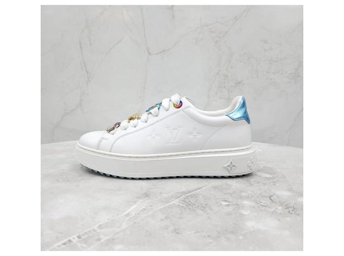 Louis Vuitton Baskets Monogram Timeout Argenté - vue 7