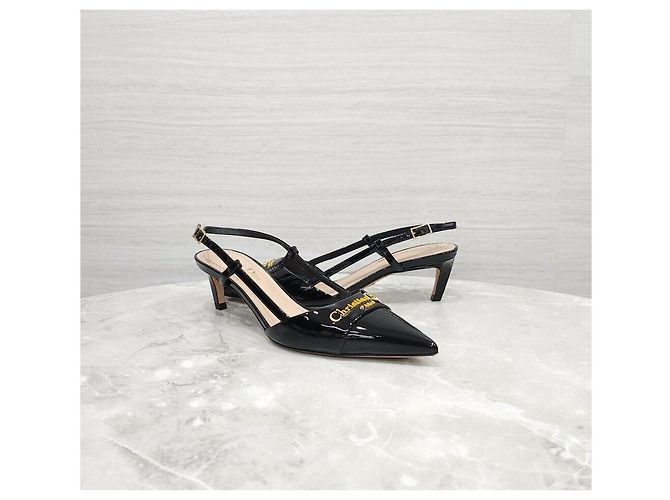 Dior Décolleté Slingback My Patent Black - vista 3