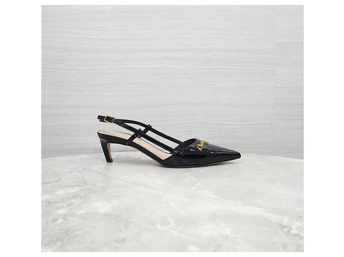 Dior Décolleté Slingback My Patent Black - vista 5