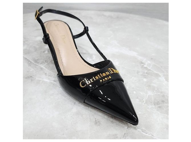 Dior Décolleté Slingback My Patent Black - vista 6