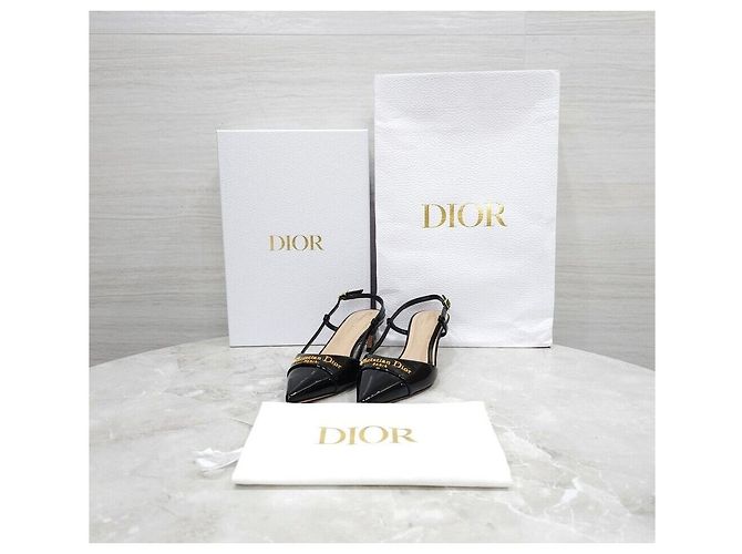Dior Décolleté Slingback My Patent Black - vista 7
