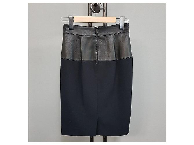 Burberry Leather Skirt - view 3