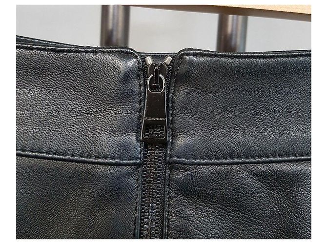 Burberry Leather Skirt - view 4
