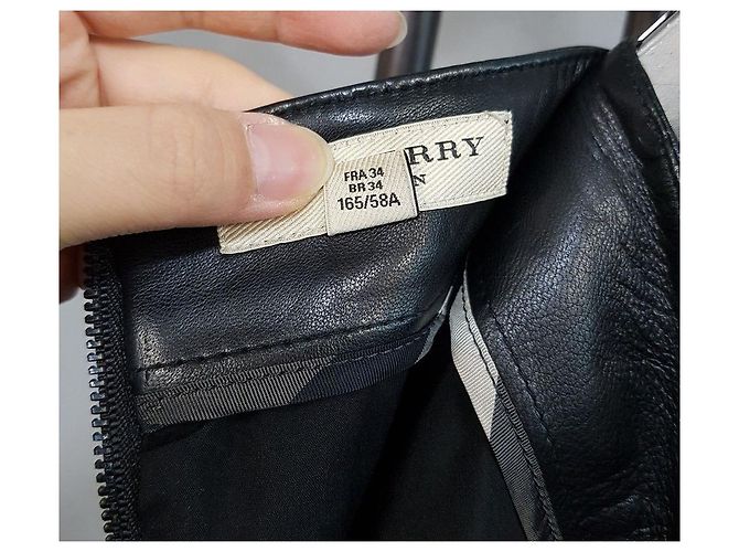 Burberry Leather Skirt - view 6