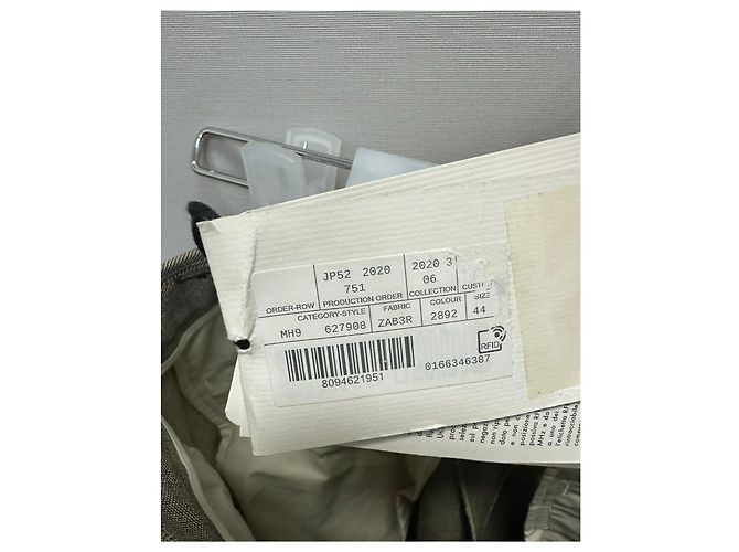 Gucci Pantaloni larghi in cotone D'oro - vista 7