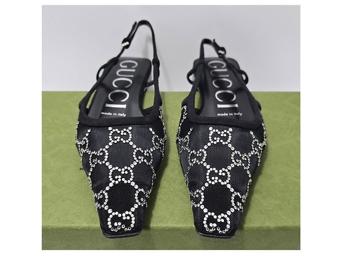 Gucci Décolleté slingback GG Crystal Multicolore - vista 2