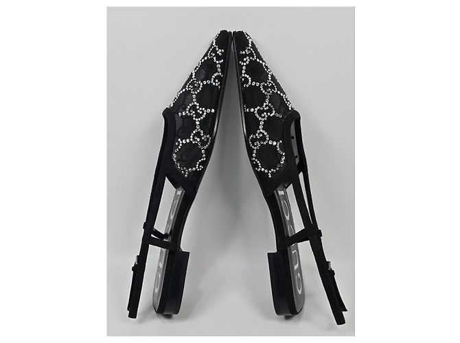 Gucci Décolleté slingback GG Crystal Multicolore - vista 4