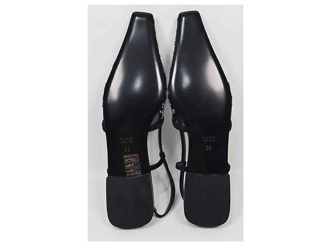 Gucci Décolleté slingback GG Crystal Multicolore - vista 6