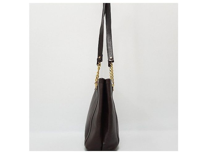 Bally Vintage Schultertasche mit Kette Braun - Ansicht 4