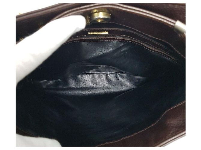 Bally Vintage Schultertasche mit Kette Braun - Ansicht 9