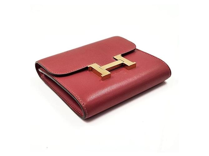 Hermès Portafoglio Constance Rosa - vista 2