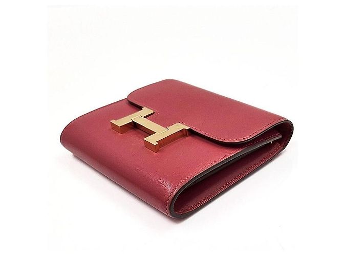 Hermès Portafoglio Constance Rosa - vista 3