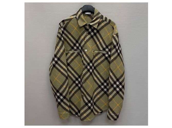 Burberry Sovracamicia in misto lana a quadri Multicolore - vista 2