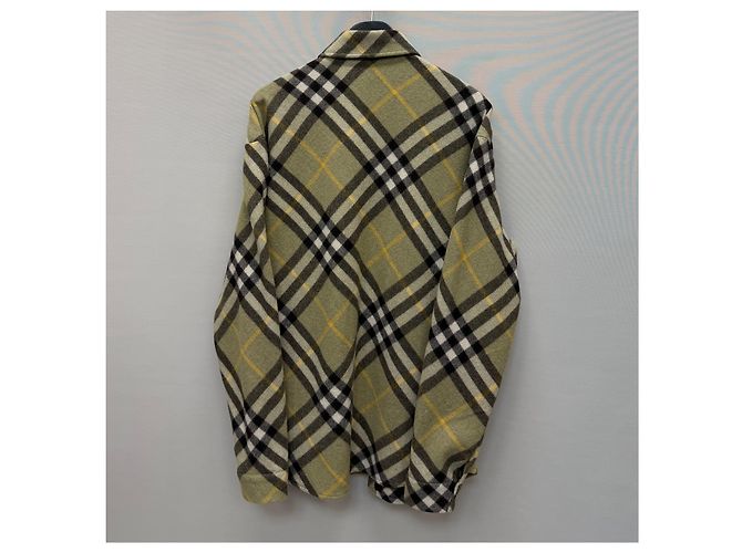 Burberry Sovracamicia in misto lana a quadri Multicolore - vista 6