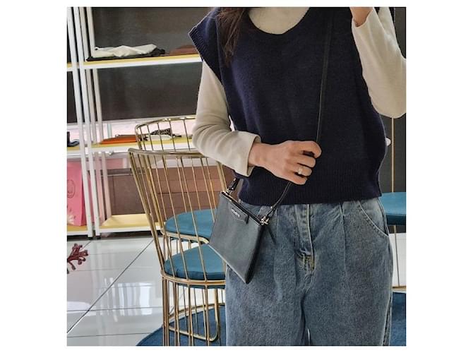 Givenchy Mini borsa a tracolla Antigona WOC Argento - vista 20