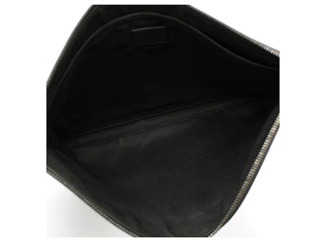 Louis Vuitton Pochette Monogram Shadow Apollo Discovery Clutch Nero - vista 7