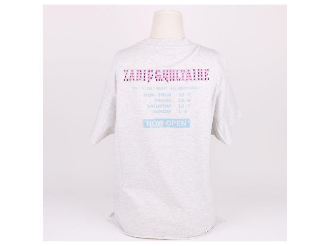 Zadig & Voltaire Camiseta gris con estampado de guepardo para mujer Castaño - vista 4