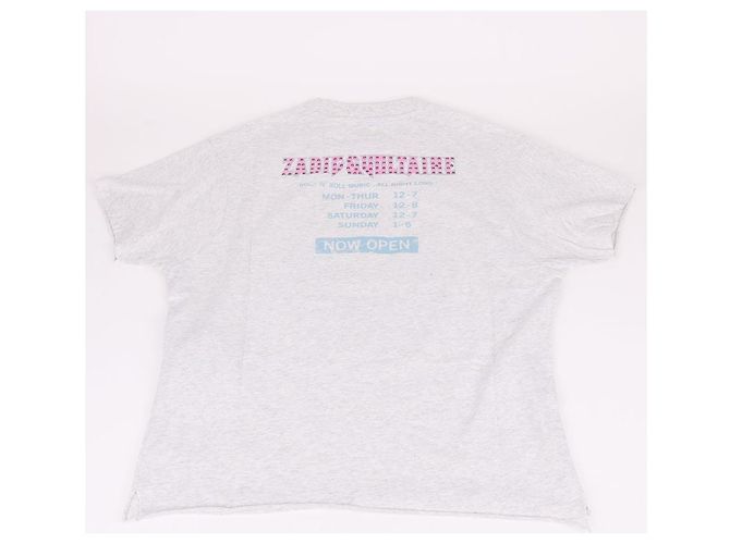 Zadig & Voltaire Camiseta gris con estampado de guepardo para mujer Castaño - vista 7