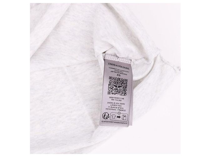 Zadig & Voltaire Camiseta gris con estampado de guepardo para mujer Castaño - vista 9