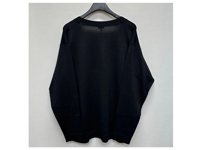 Loewe Wollstrickjacke mit Signatur-Logo Silber - Ansicht 4