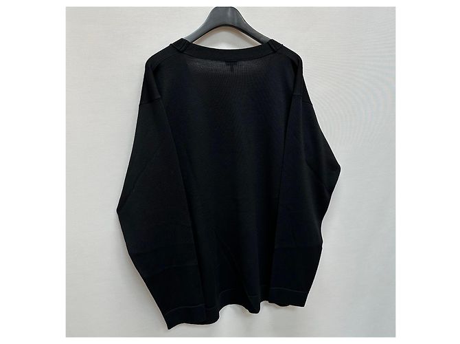 Loewe Wollstrickjacke mit Signatur-Logo Silber - Ansicht 6