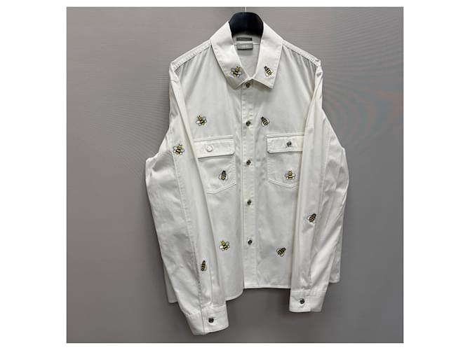 Camicia Dior KAWS Bee con ricamo Argento - vista 3
