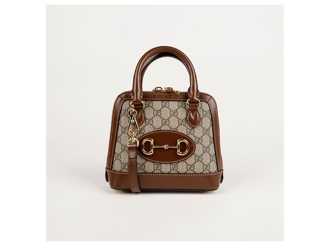 Horsebit 1955 Gucci Mini GG Supreme Canvas Horsebit Top Handle Tote Bag Mehrfarben - Ansicht 2