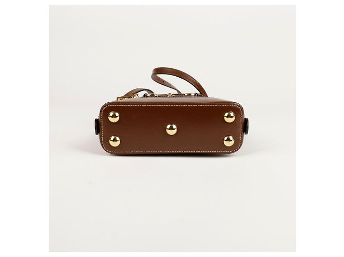 Horsebit 1955 Gucci Mini GG Supreme Canvas Horsebit Top Handle Tote Bag Mehrfarben - Ansicht 6