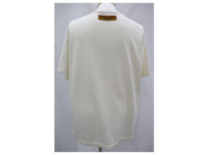 Louis Vuitton Maison LV Rundhals Strickpullover Kurzarm T-Shirt Silber - Ansicht 4