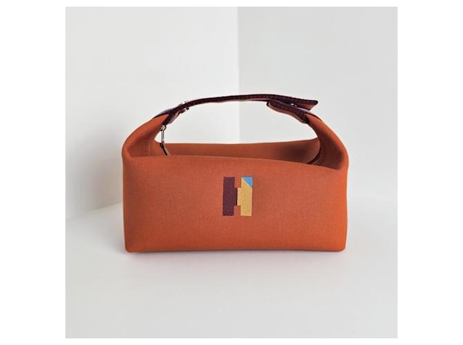 Hermès Cassa Bride-a-Brac Pavillon, Small Model Orangé Pr Rosso - vista 5