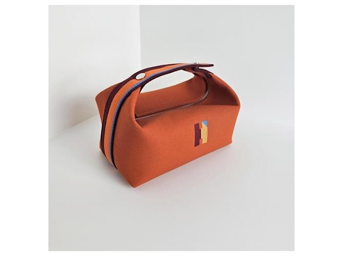 Hermès Cassa Bride-a-Brac Pavillon, Small Model Orangé Pr Rosso - vista 6