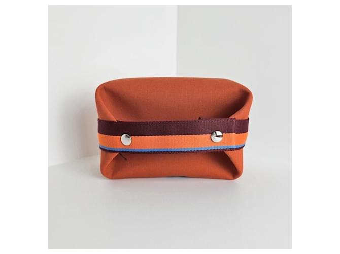 Hermès Cassa Bride-a-Brac Pavillon, Small Model Orangé Pr Rosso - vista 9