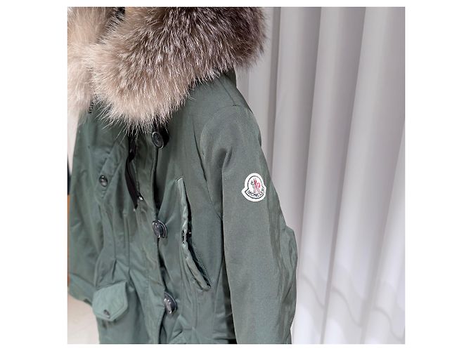 Moncler Chaqueta de plumón caqui para mujer Castaño - vista 10